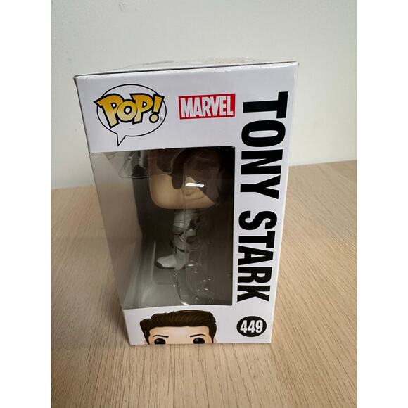 Funko Pop! Tony Stark Vinyl Figure 449 Avengers End Game-New - Picture 3 of 5